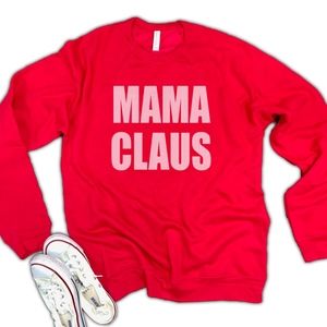 Mama Claus Unisex Soft blend Fleece Sweatshirt